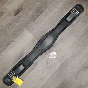 Soft Padded Dressage Girth, x2 wide els *vgc, mnr dirt, rubbed/folded edges & scratches