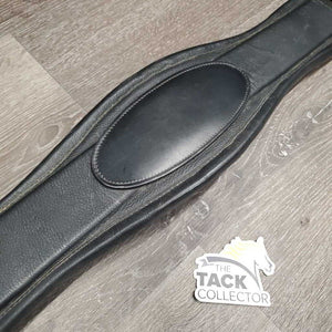 Soft Padded Dressage Girth, x2 wide els *vgc, mnr dirt, rubbed/folded edges & scratches