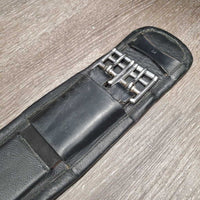 Soft Padded Dressage Girth, x2 wide els *vgc, mnr dirt, rubbed/folded edges & scratches
