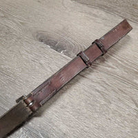 Elastic Adjsutable Leather Breastplate, Running Martingale, snaps *gc/fair, clean, v.dry, v.stiff, xholes, slice, oxidized, stretched/thin elastic
