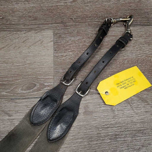 Elastic - Leather Breastplate, snaps *gc, older, xholes, stained elastic, rubs, scrapes, slice
