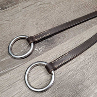 Flat Running Martingale Attachment, Buckle end, hvy snap *vgc, clean, edge scrapes, rubs

