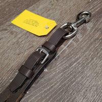 Flat Running Martingale Attachment, Buckle end, hvy snap *vgc, clean, edge scrapes, rubs
