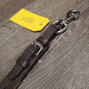 Flat Running Martingale Attachment, Buckle end, hvy snap *vgc, clean, edge scrapes, rubs