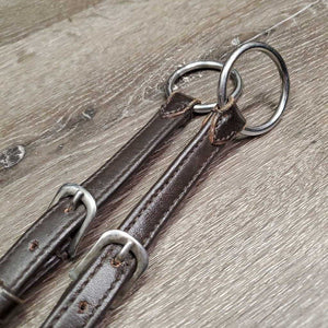 2 Piece Thick - Long Adjustable Synthetic? Running Martingale Attachment, snaps *xc/like new, clean