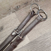 2 Piece Thick - Long Adjustable Synthetic? Running Martingale Attachment, snaps *xc/like new, clean

