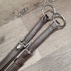 2 Piece Thick - Long Adjustable Synthetic? Running Martingale Attachment, snaps *xc/like new, clean