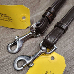 2 Piece Thick - Long Adjustable Synthetic? Running Martingale Attachment, snaps *xc/like new, clean