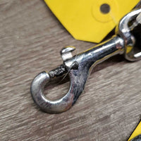 2 Piece Thick - Long Adjustable Synthetic? Running Martingale Attachment, snaps *xc/like new, clean
