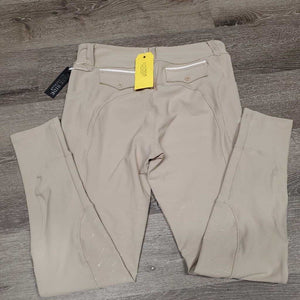 Euroseat Riding Tight Sticky Knee Breeches, Zipper, bag, tag *new