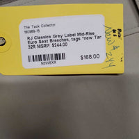 Mid-Rise Euro Seat Breeches, tags *new
