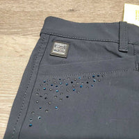 EuroSeat Breeches, Bling *vgc, mnr faded, curled inner waist
