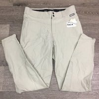 EuroSeat Breeches, leather knees *xc/vgc, mnr discolored/stained seat seams & legs
