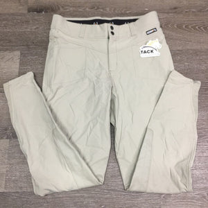EuroSeat Breeches, leather knees *xc/vgc, mnr discolored/stained seat seams & legs