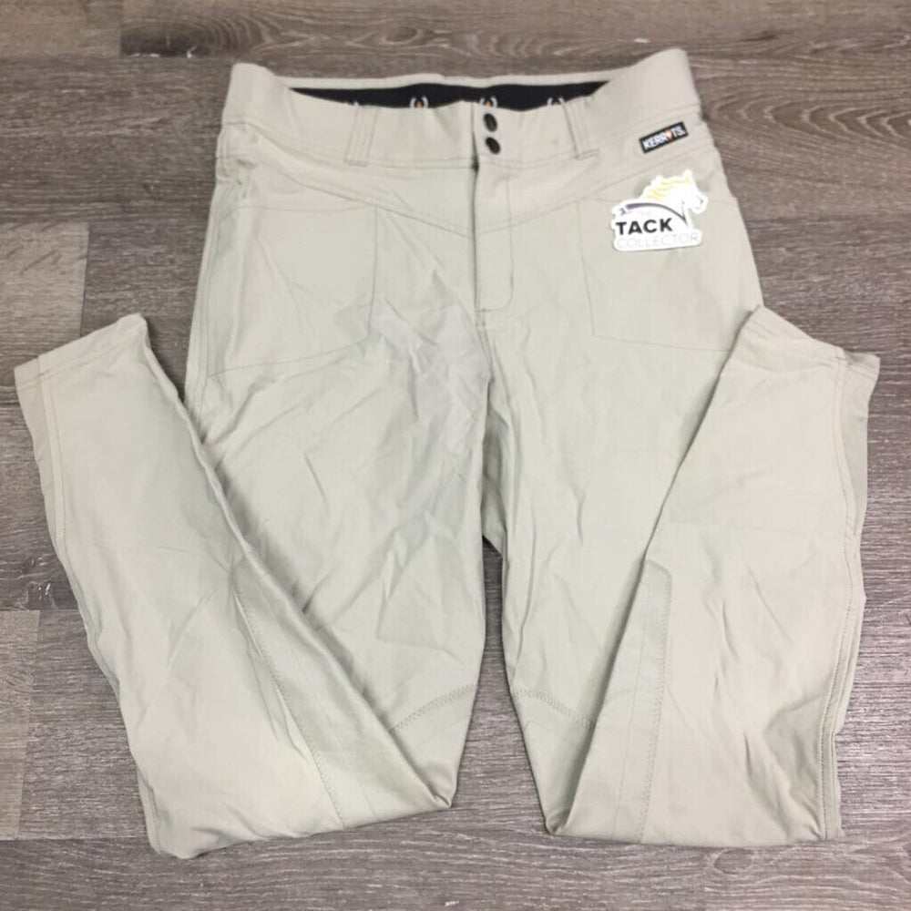 EuroSeat Breeches, leather knees *xc/vgc, mnr discolored/stained seat seams & legs