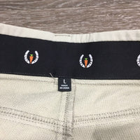 EuroSeat Breeches, leather knees *xc/vgc, mnr discolored/stained seat seams & legs