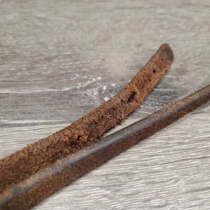 Soft Thick Leather Western Throatlatch *vgc, xholes, creases, clean, mnr edge stains