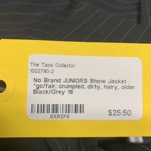 JUNIORS Show Jacket *gc/fair, crumpled, dirty, hairy, older