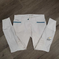 Euroseat Breeches *vgc, mnr stains & dingy, seam puckers, older?, loose thread
