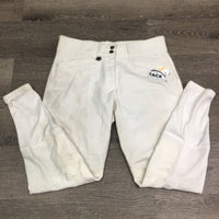 Hvy EuroSeat Breeches *fair, stains, hair, threads, v.pilly & rubbed, older, undone stitching, stretched & puckered seam
