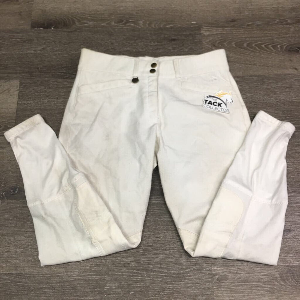 Hvy EuroSeat Breeches *fair, stains, hair, threads, v.pilly & rubbed, older, undone stitching, stretched & puckered seam