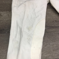 Hvy EuroSeat Breeches *fair, stains, hair, threads, v.pilly & rubbed, older, undone stitching, stretched & puckered seam
