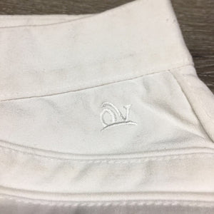 Hvy EuroSeat Breeches *fair, stains, hair, threads, v.pilly & rubbed, older, undone stitching, stretched & puckered seam