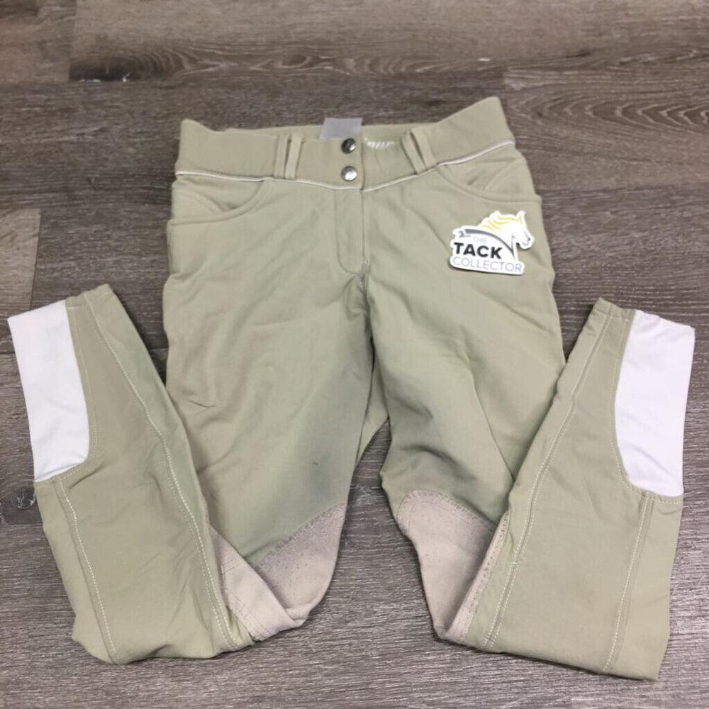EuroSeat Breeches *fair, stains, hair, v.pilly, discolored & stained seat & legs, dingy, seam puckers