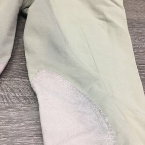 EuroSeat Breeches *fair, stains, hair, v.pilly, discolored & stained seat & legs, dingy, seam puckers
