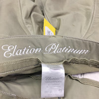 EuroSeat Breeches *fair, stains, hair, v.pilly, discolored & stained seat & legs, dingy, seam puckers
