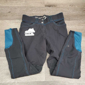 EuroSeat Breeches *fair, v.hairy, faded, snags, unstitched knees, curled waist