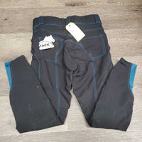 EuroSeat Breeches *fair, v.hairy, faded, snags, unstitched knees, curled waist
