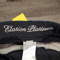 EuroSeat Breeches *fair, v.hairy, faded, snags, unstitched knees, curled waist

