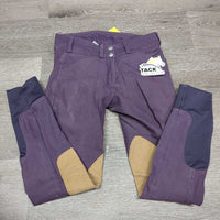 EuroSeat Breeches *gc, faded, seam puckers, shrunk?puckered knees, seat hole
