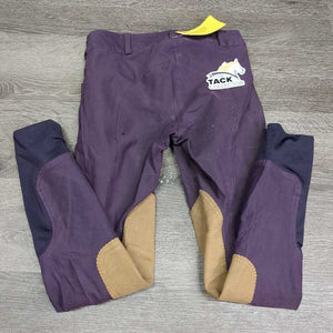 EuroSeat Breeches *gc, faded, seam puckers, shrunk?puckered knees, seat hole