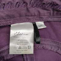 EuroSeat Breeches *gc, faded, seam puckers, shrunk?puckered knees, seat hole
