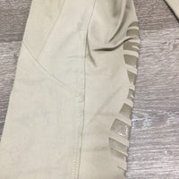 EuroSeat Breeches, Pull On *gc, undone stitching, hairy, stains, knee rubs