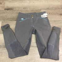 Full Seat Breeches *gc/fair, hairy, snags, rubs, pills, seam puckers, undone stitching