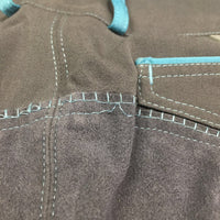 Full Seat Breeches *gc/fair, hairy, snags, rubs, pills, seam puckers, undone stitching