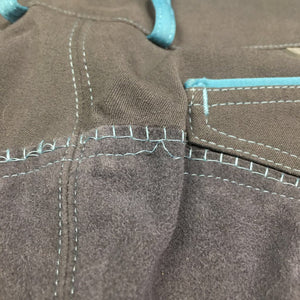 Full Seat Breeches *gc/fair, hairy, snags, rubs, pills, seam puckers, undone stitching