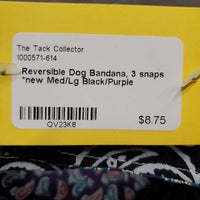 Reversible Dog Bandana, 3 snaps *new
