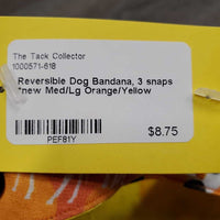 Reversible Dog Bandana, 3 snaps *new