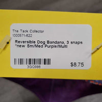 Reversible Dog Bandana, 3 snaps *new
