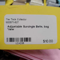 Adjustable Surcingle Belts, bag *new
