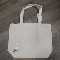 Canvas Bag, Embroidered, zipper, inner zipper pocket *new