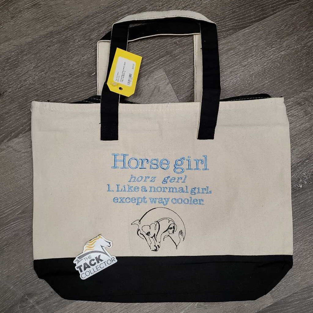 Canvas Bag, Embroidered, zipper *new