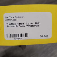 "Hobbie Horse" Cotton Hair Scrunchie *new
