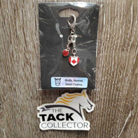 "Canada Flag" Bridle Charm, bag *new
