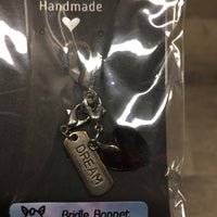 "Heart & Dream" Bridle Charm, bag *new
