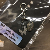"Butterfly & Joy" Bridle Charm, bag *new
